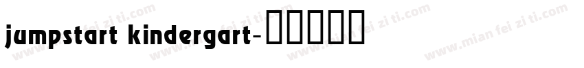 jumpstart kindergart字体转换